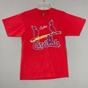 Vintage St Louis Cardinals Tee 90s MLB Single Stitch Red 1990 Pizazz Size Large